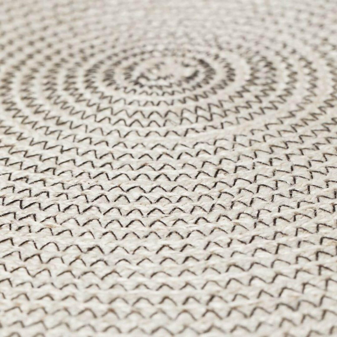 Round Jute Floor Mat - Image 3